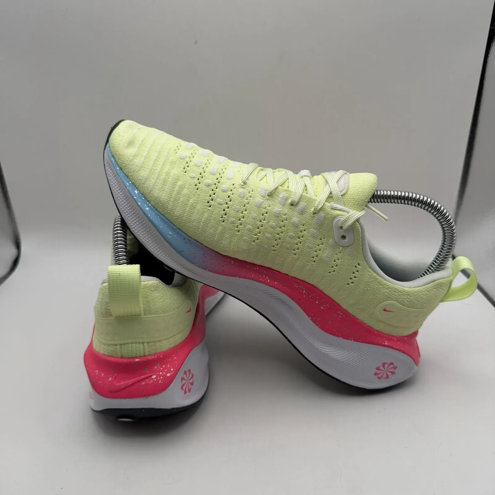 New Size 7.5 Women´s - Nike ReactX Infinity Run 4 - Barely Volt /Aquarius Blue - Image 6