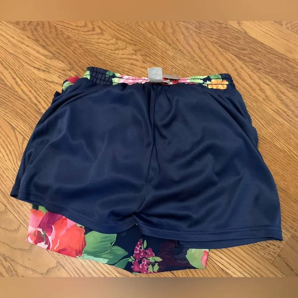 Drawstring wide leg floral pants size S - Image 7