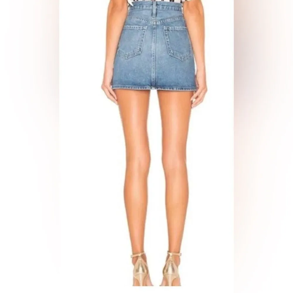 Frame denim le mini distressed skirt sz 30 - Image 6