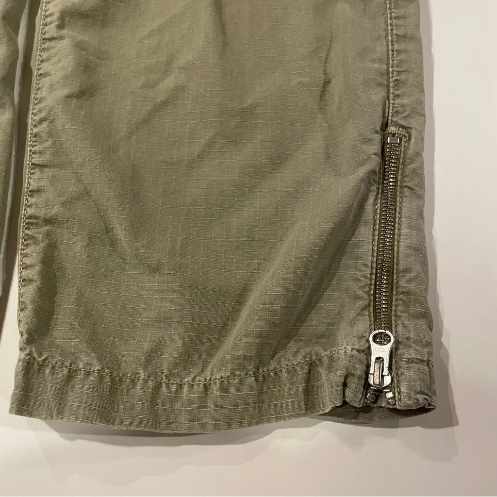 Urban Outfitters Cargo Utility Pant Women 2 100% Cotton Y2K Gorpcore Khaki Green - Image 9
