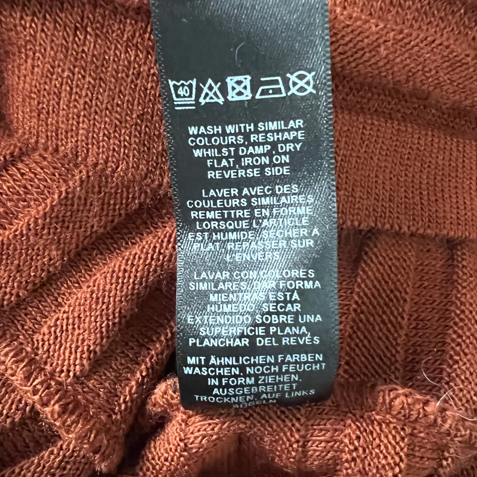 ASOS  Pullover Knit Sweater Maxi Dress Size 0 - Image 11