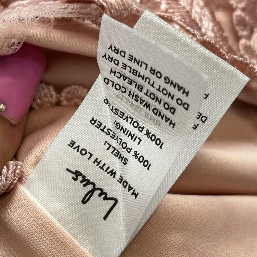 Lulus Size Large Making Magic Blush Pink Lace - Image 8