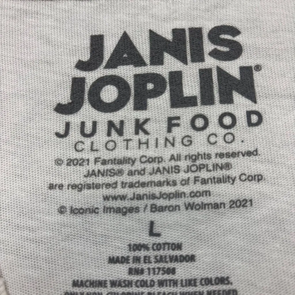 Kozmic Blues Janis Joplin Woodstock Blues Rockstar T-Shirt L  - Image 4
