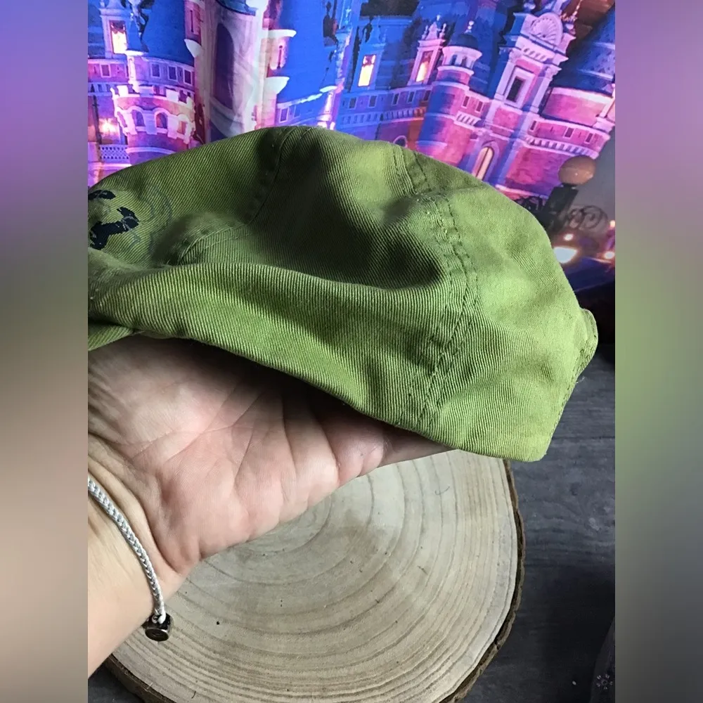 Disney Mickey Mouse vintage looking army green hat - Image 2