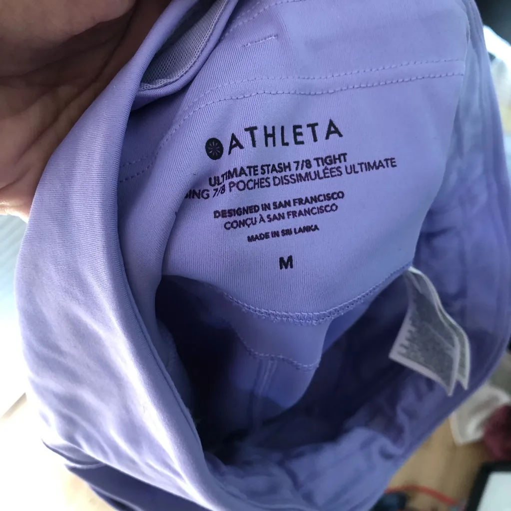 Athleta Ultimate Stash 7/8 Tight *Lilac - Image 3
