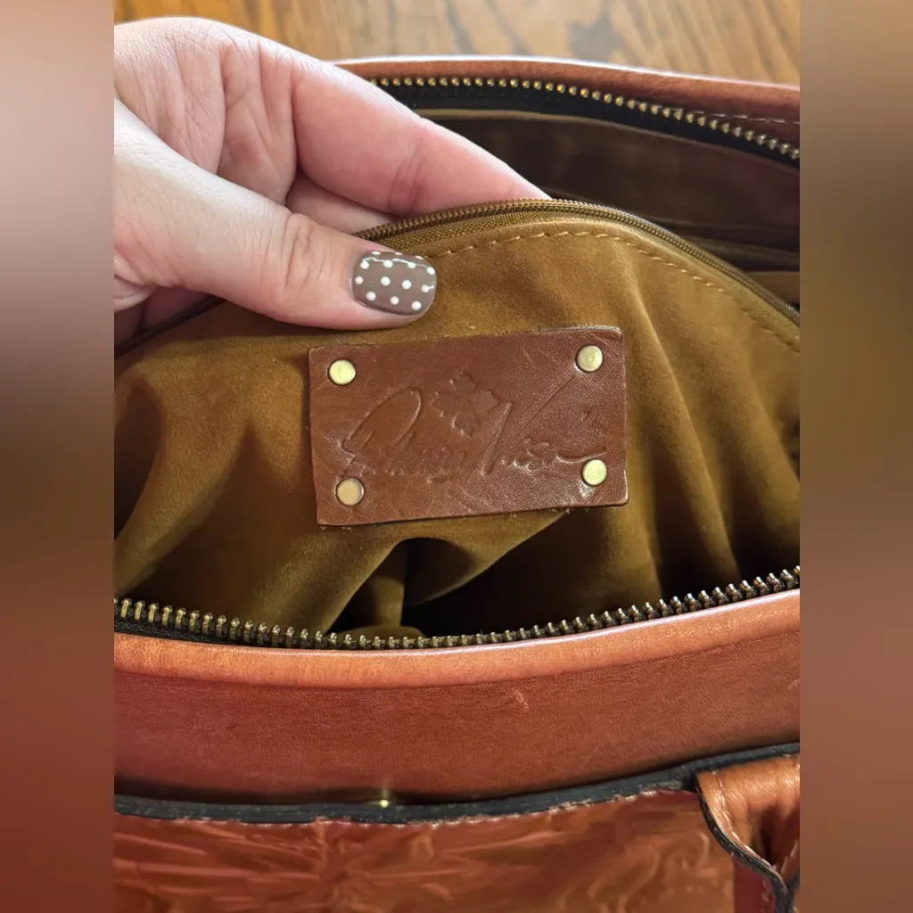 Patricia Nash Tooled Leather Purse - Image 8