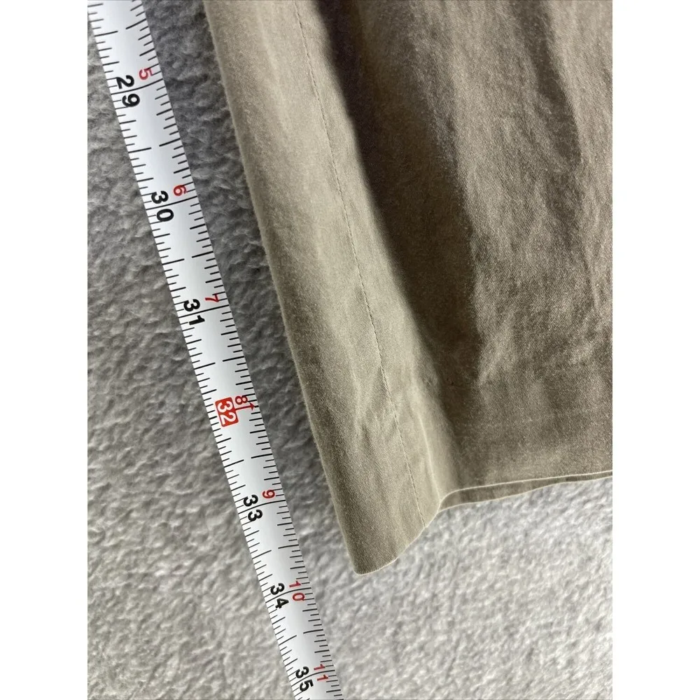 BCBG Max Azria Brown Dress Pants Slacks Size 12 Boot Cut Cotton Womens - Image 5