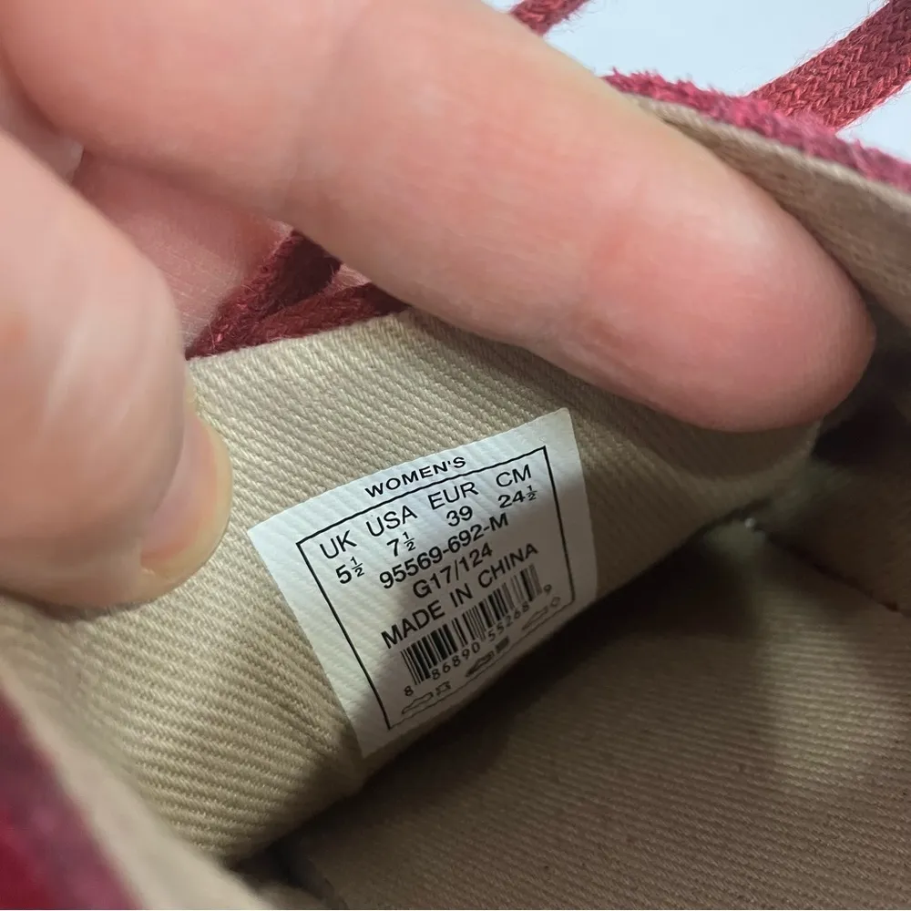 Palladium women’s Wander lace sneakers in Rio‎ red size 7.5 - Image 8