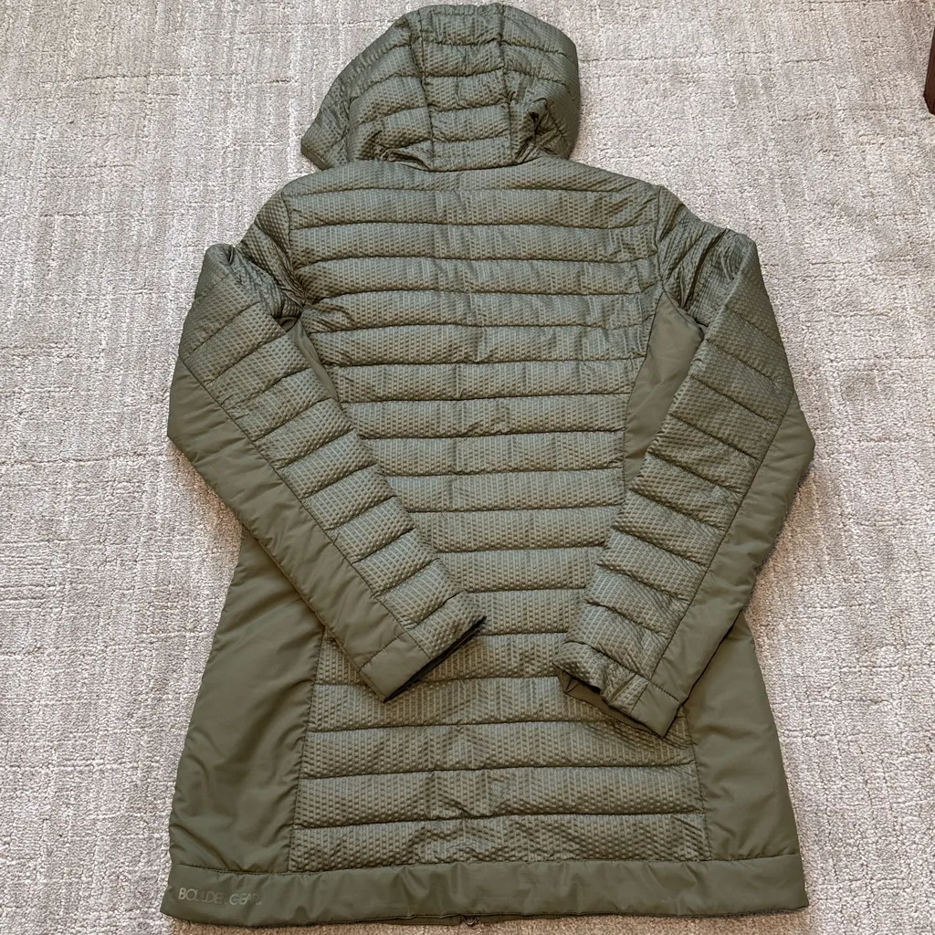 Boulder Gear  Olive Puffer Jacket sz S - Image 5