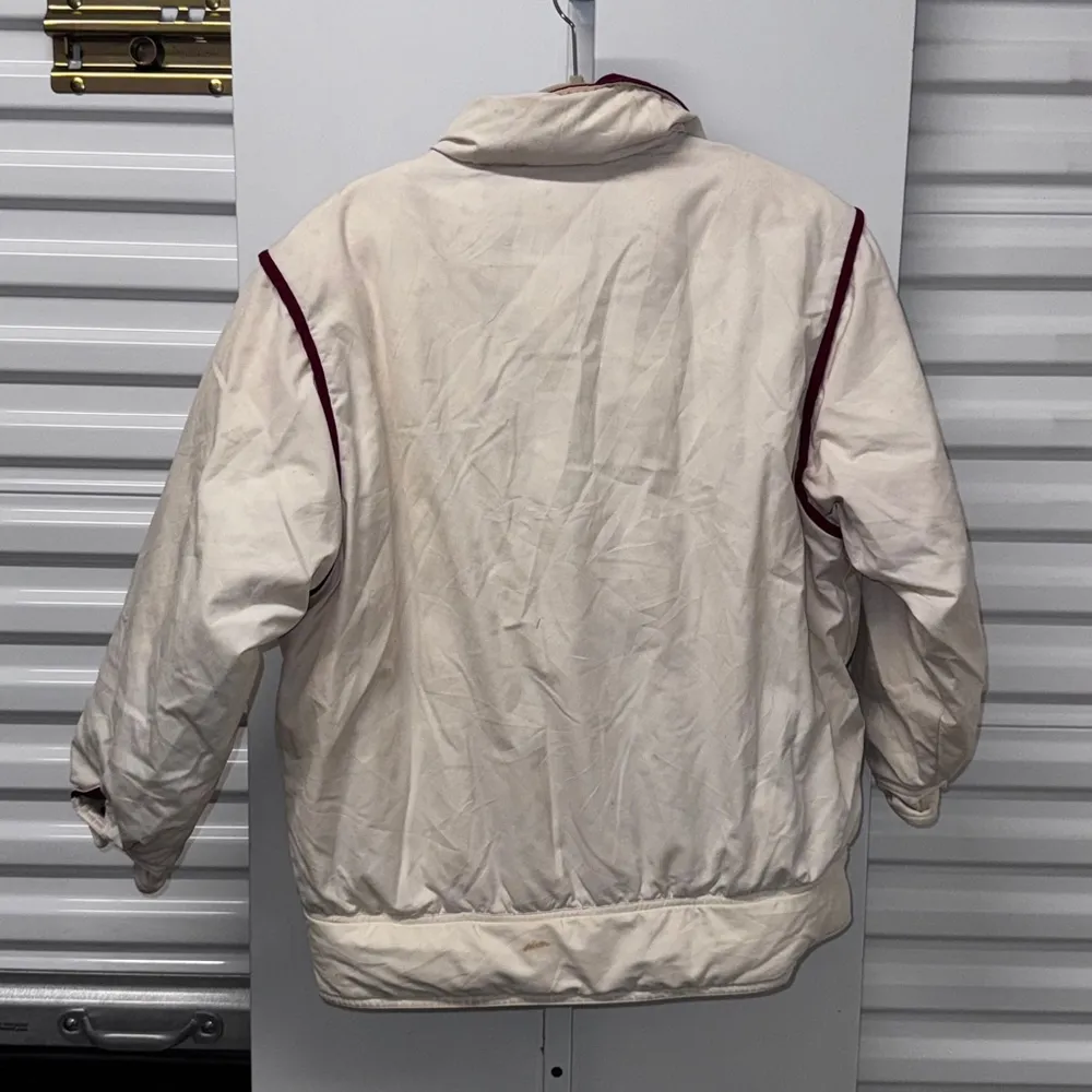 Vintage UTEX Down Crest Winter Ski Jacket Coat Women's Large White - Image 8