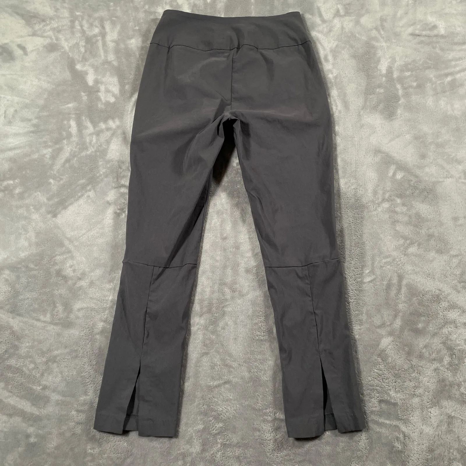 Porto San Francisco Pants 0 Grey Stretch Capsule Classic Minimalist Front Zipper Gray - Image 2