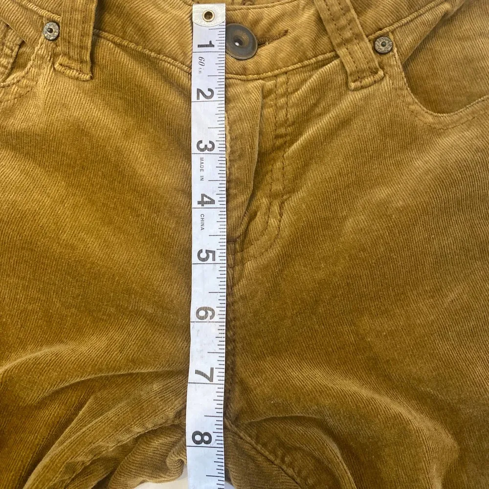 Cabi Jeans Tan/Gold Baby Corduroys Skinny Low-Mid Rise EUC Sz 4 - Image 10