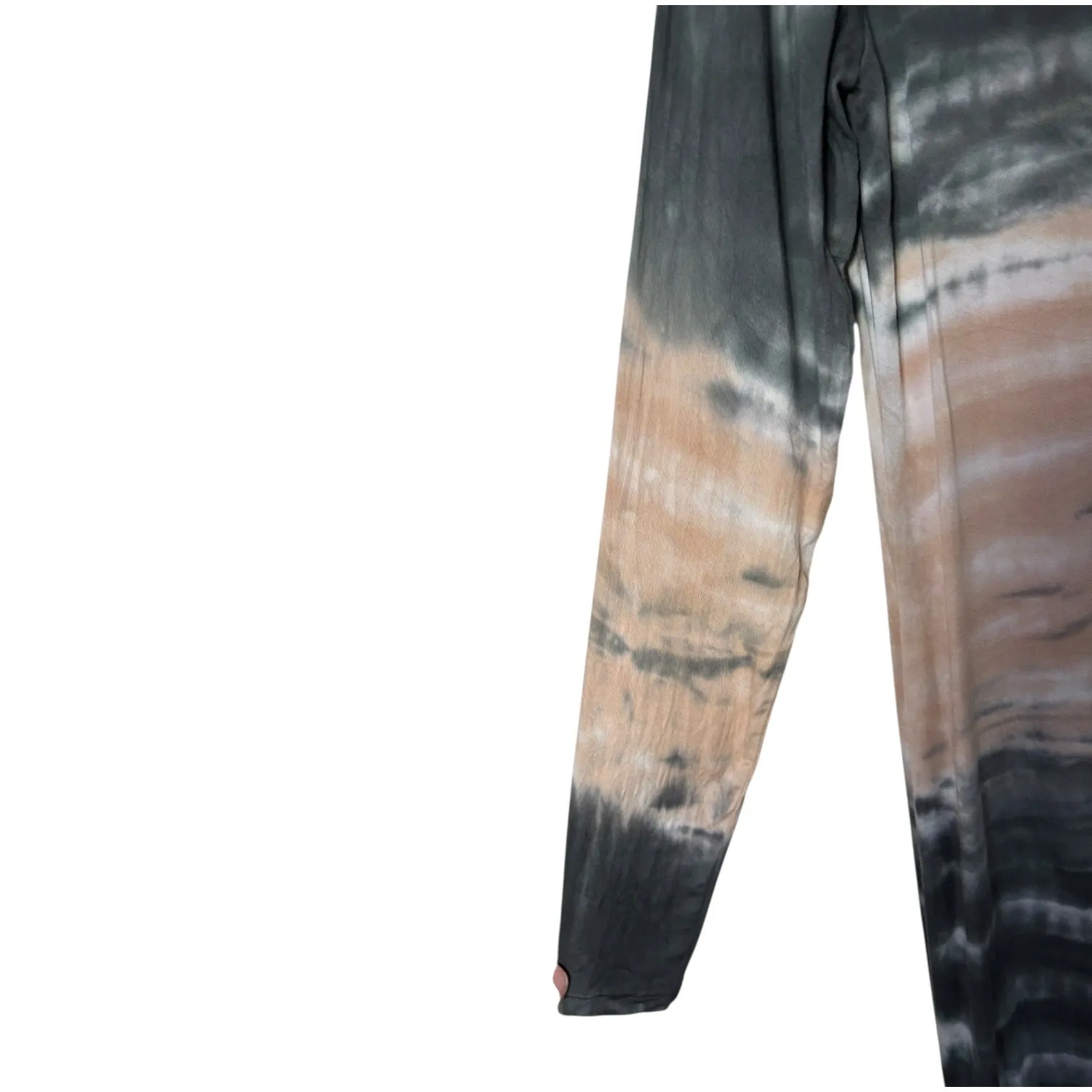 Anthropologie Dolan Left Coast Trina Tie-Dye Midi Dress Gray White Boho Size M - Image 4