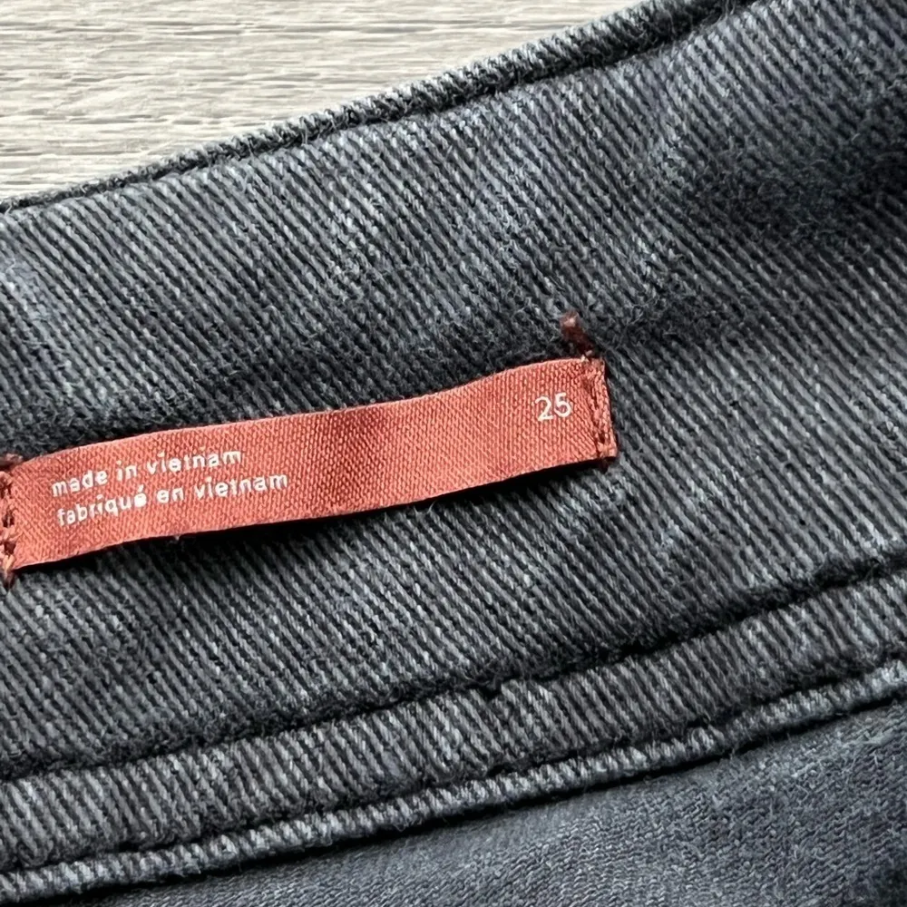 Anthropologie Pilcro Darted High Rise Skinny Jeans | Dark Grey Wash | 25 - Image 12