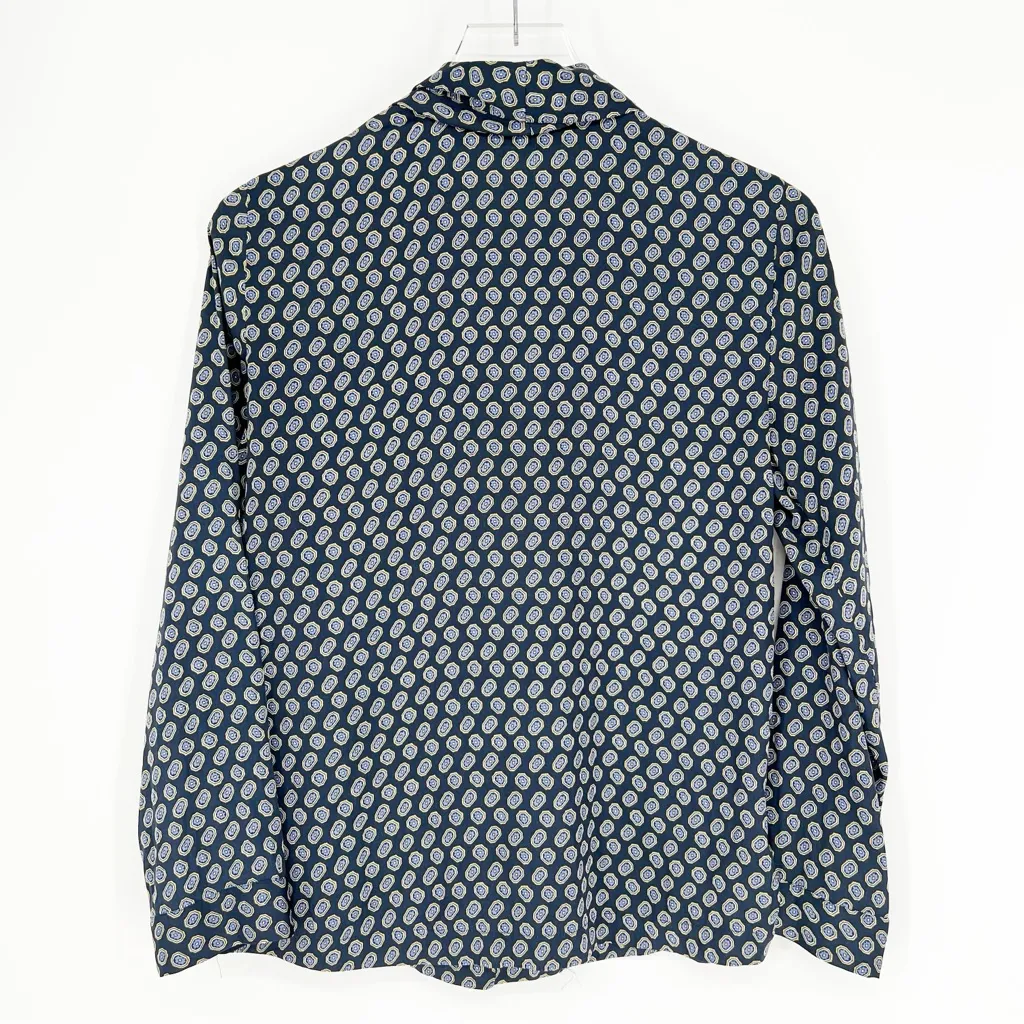 Something Navy Button Down Top‎ & Shorts Set XXL Blue - Image 4