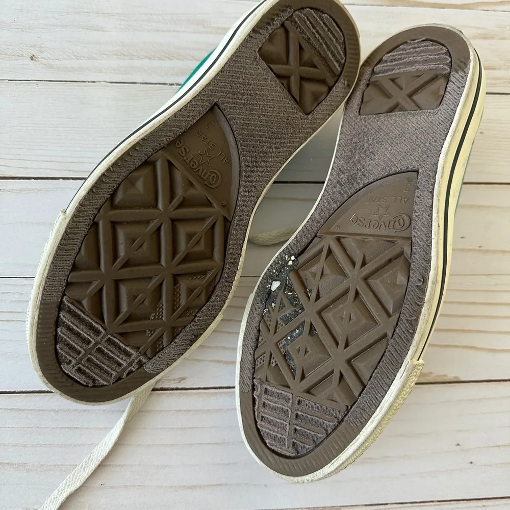 Converse Teal  Sneakers Sz5 - Image 7