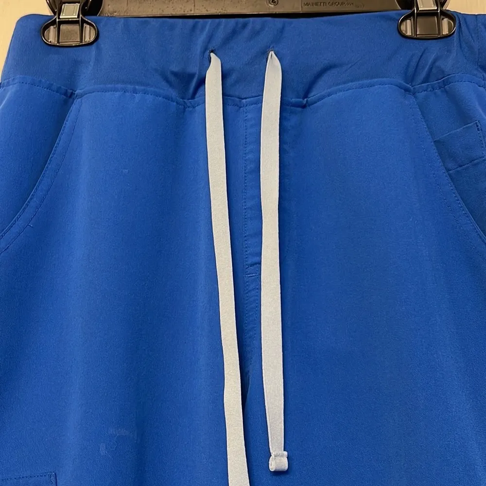 Figs Blue Cargo Pharmacist Surgeon Nurse Doctor Scrub Pants Size Small GUC #7654 - Image 7