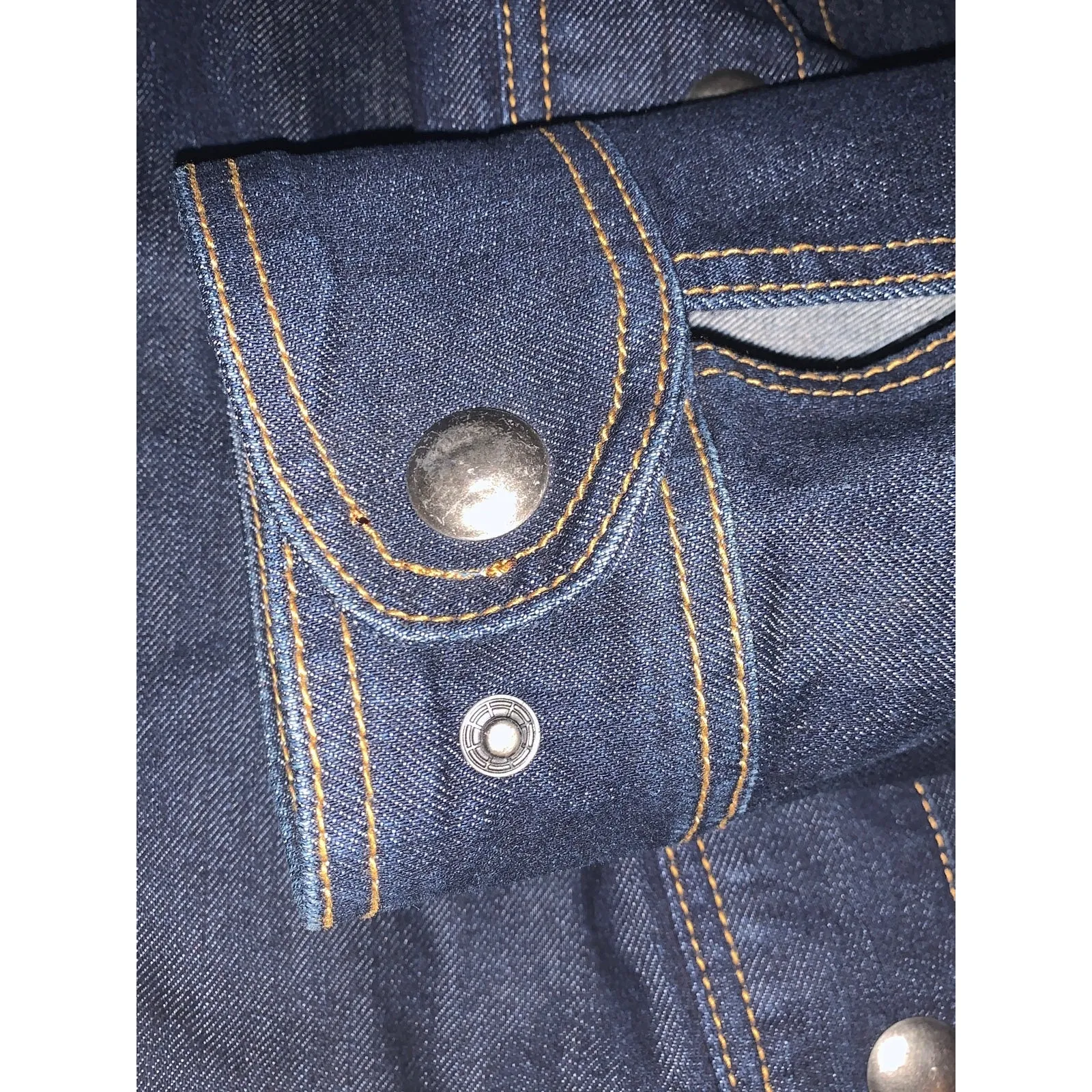 Lane Bryant size 14 16 1x denim jean jacket dark wash torrid - Image 7