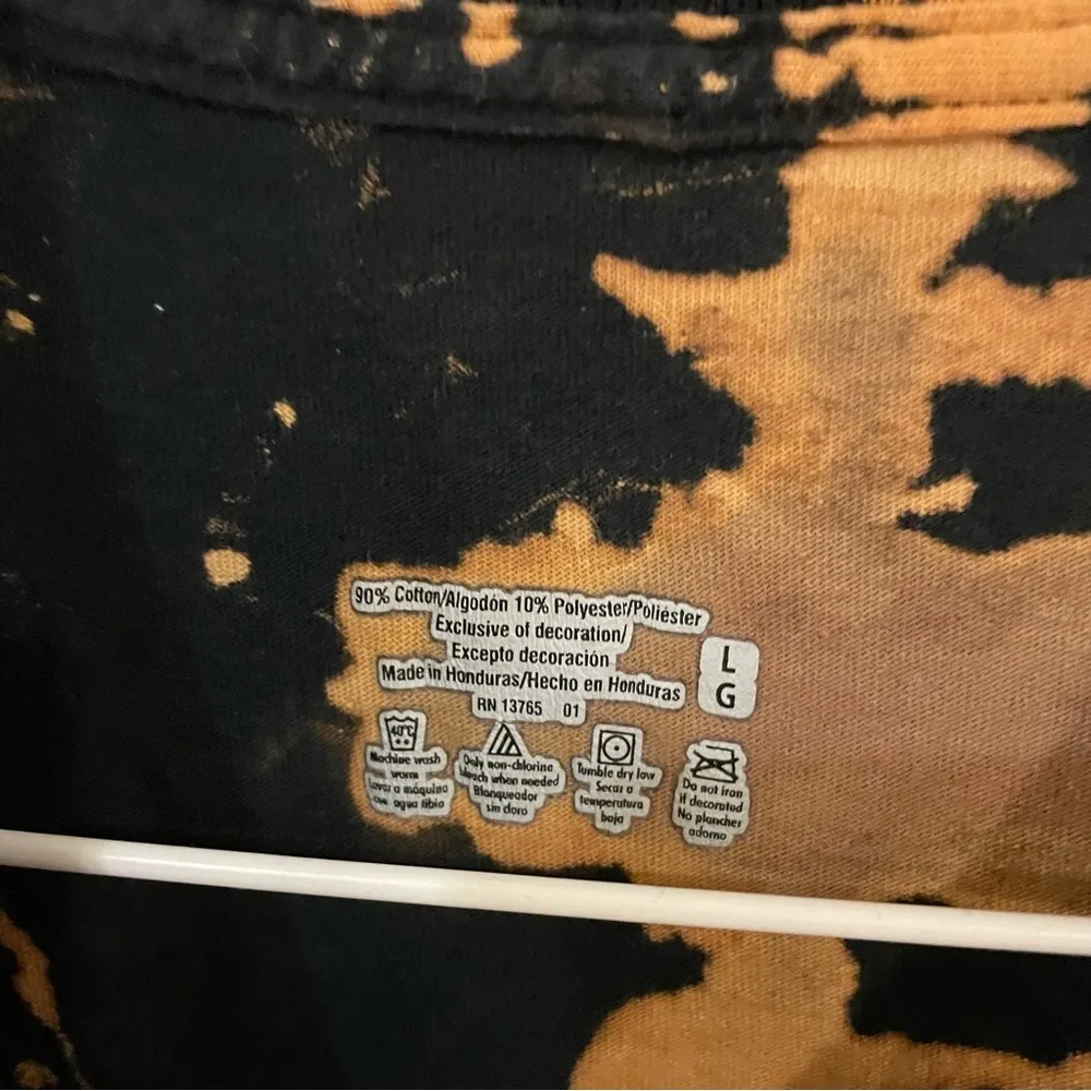 2008 Def Leppard Styx tour bleach dye t - Image 5