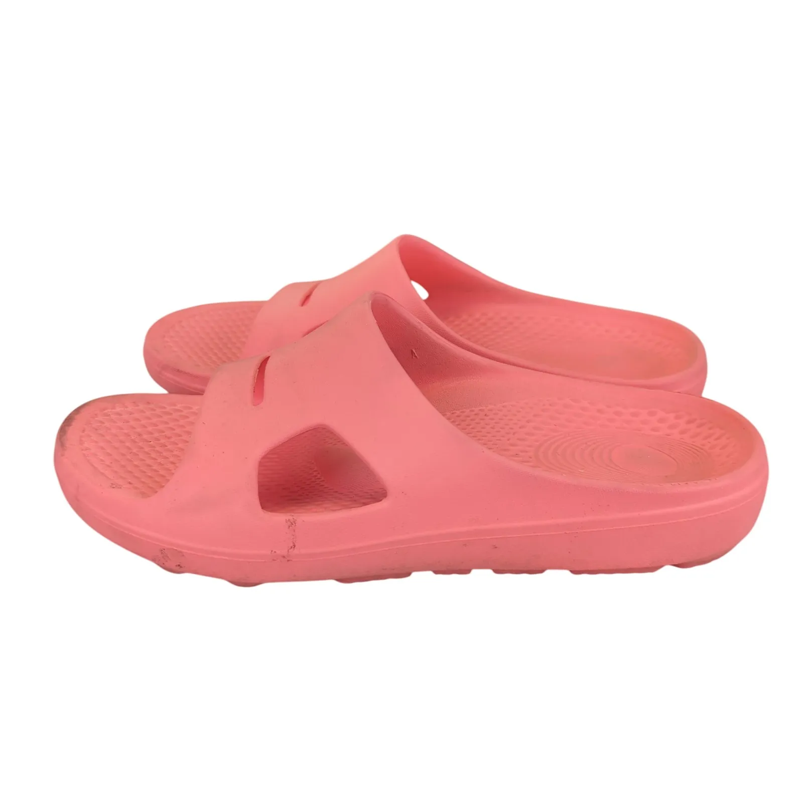 Women's Revitalign Coral Pink Orthopedic Slide Sandal Comfort Slip On 9 Recovery - Image 2