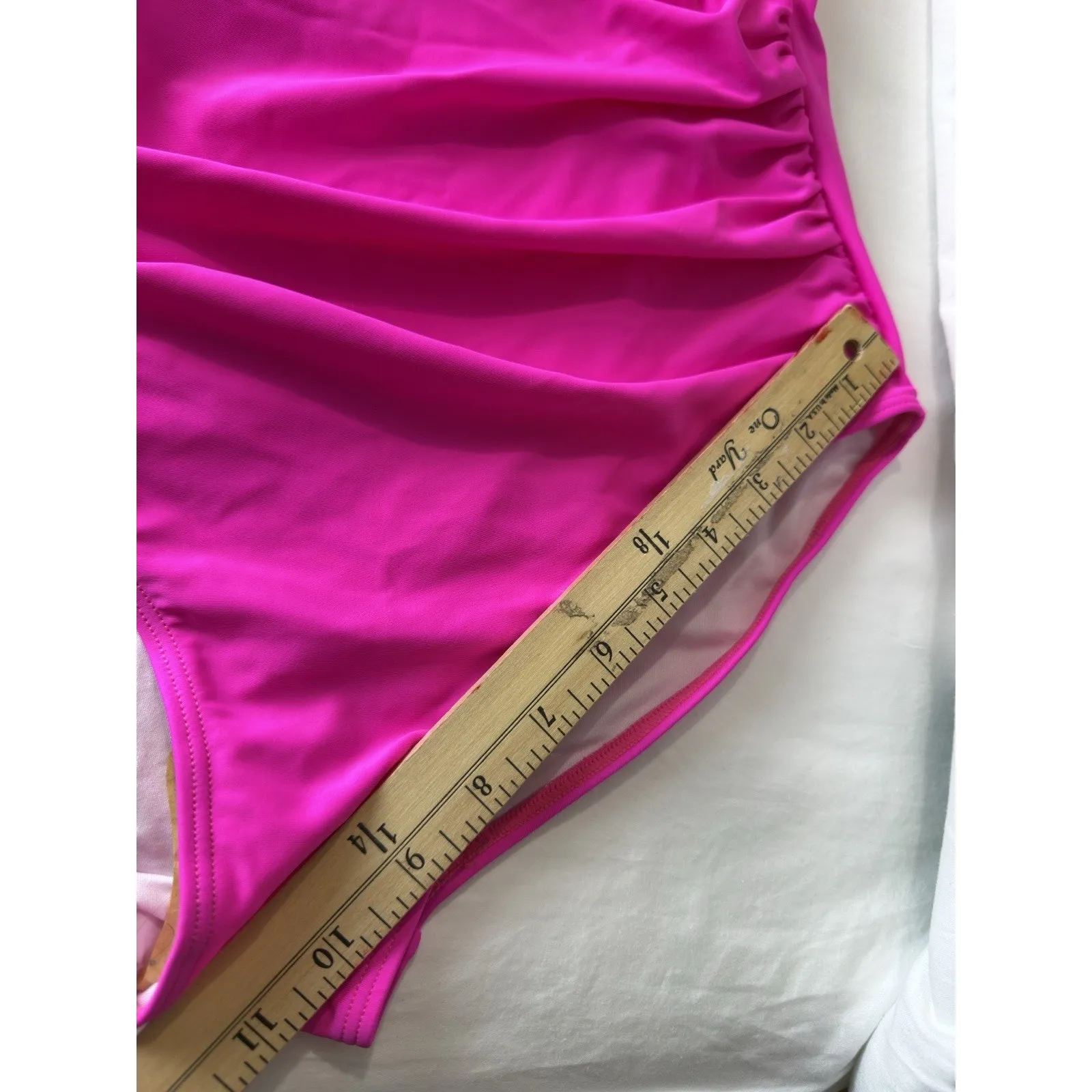 Eomenie Women's One Piece Swimsuits Tummy Control Cutout High Waisted Bathing S Pink - Image 14