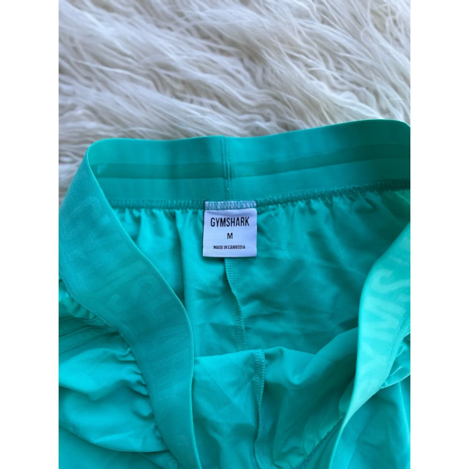 Gymshark  Training Shorts Aqua Blue Size Medium - Image 10