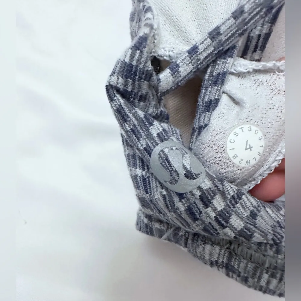 Lululemon Free to Be Bra - Frozen Vista Alpine White Multi - 4 - Image 8