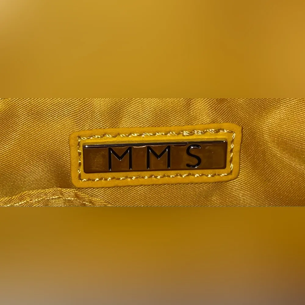 NWT Honey Mustard Yellow Quilted Puffy Shoulder Bag Crossbody - Image 6