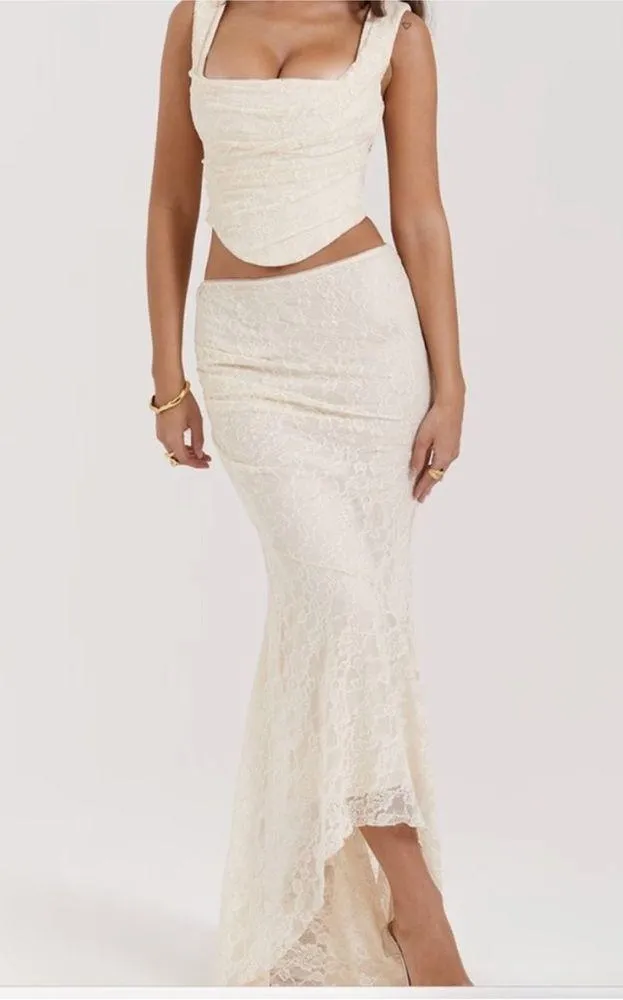 House of CB Lace Maxi Skirt - Image 2