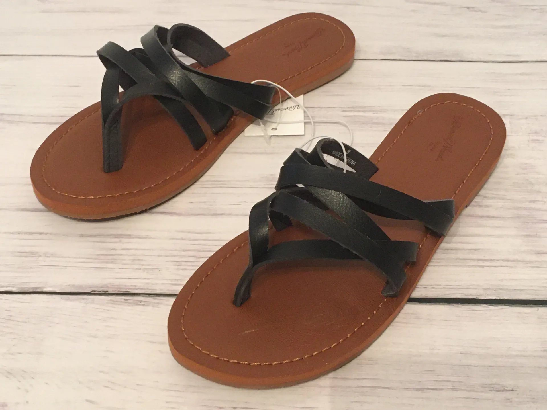 Black Sandals, Size 8 - Image 3