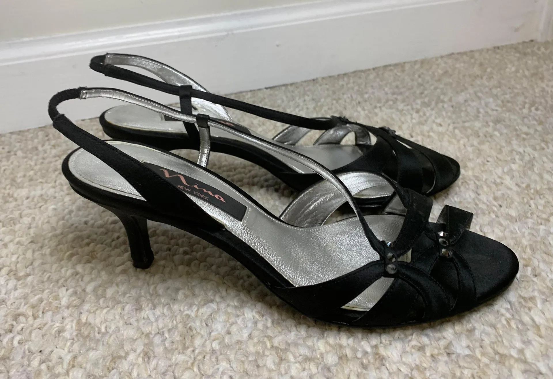 Black Strappy Heel - Image 5