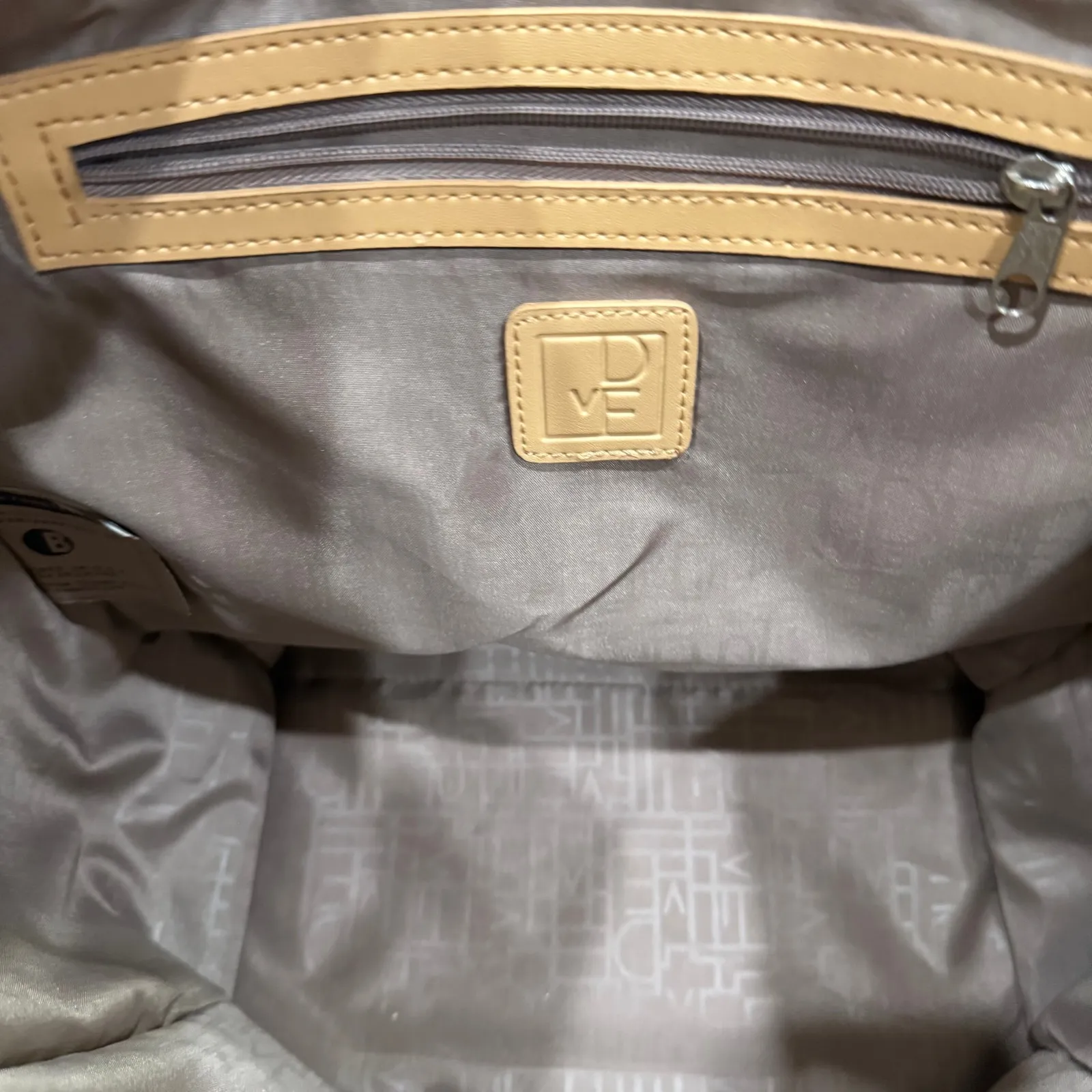 Diane Von‎ Furstenberg DVF Tote Bag Abstract Print Satchel Designer Purse Travel - Image 9