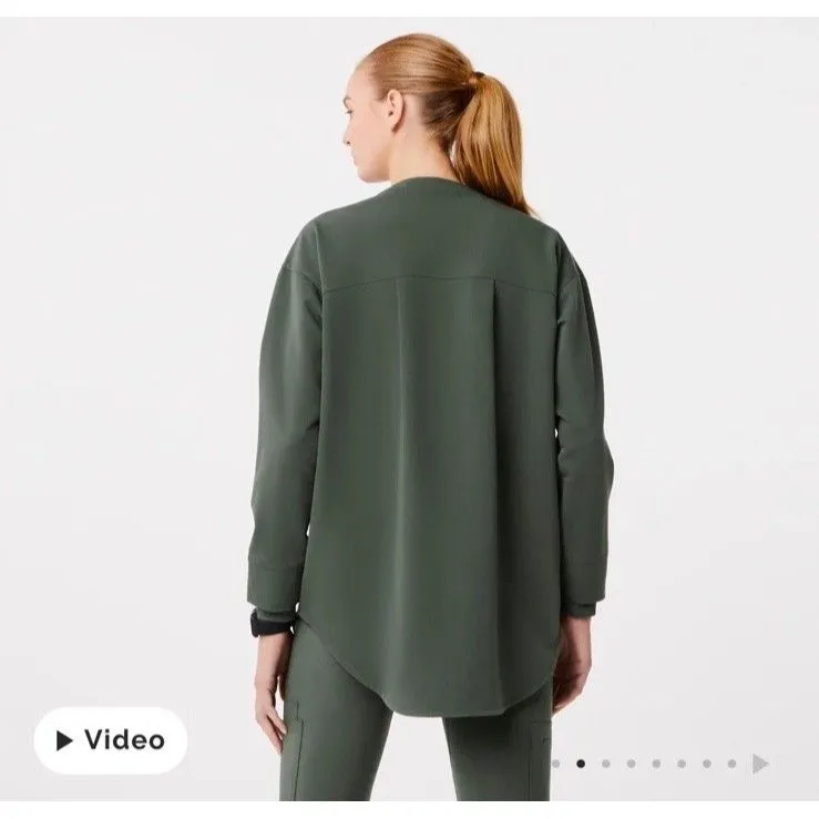 Figs Scrubs Set Womens XS Halle V-Neck Long Sleeve Tunic Top Zamora Joggers - Image 14