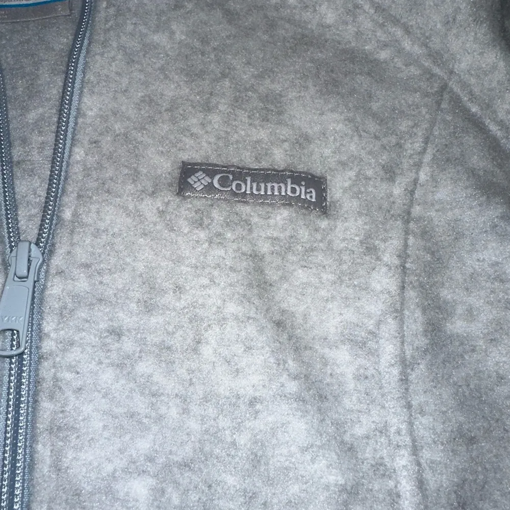 Columbia Womens Fleece Jacket Small Gray Full Zip with Pockets NWOT - Image 2