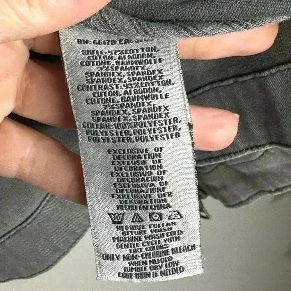 Anthropologie Marrakech Faux Fur Aviator Moto Jacket | Olive Grey | Size M - Image 10