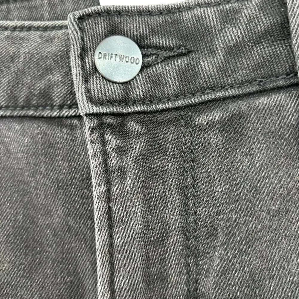 Driftwood Gizelle Skinny‎ Fit Ankle Jeans with Cheetah Stripe Black Size 28 - Image 5