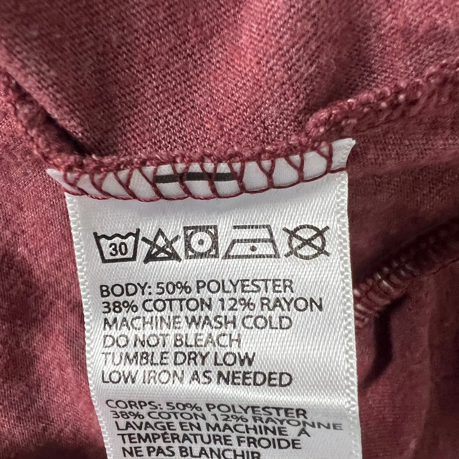 UOF Truly Madly Deeply Ruffle Hem Oversized Cropped Top Size XS - Image 9