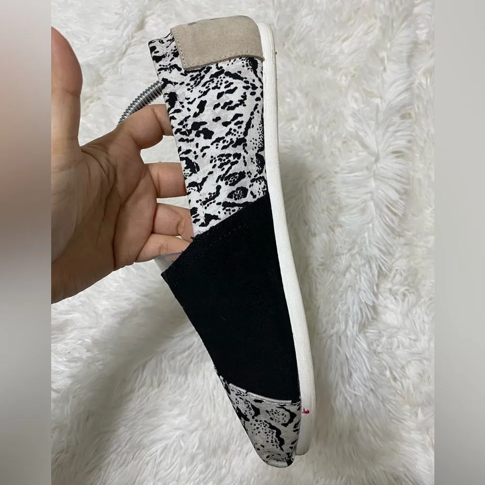 TOMS x Prabal Gurung Collab Shoes Canvas Suede Snow Leopard Slip-On Size 9.5 - Image 8