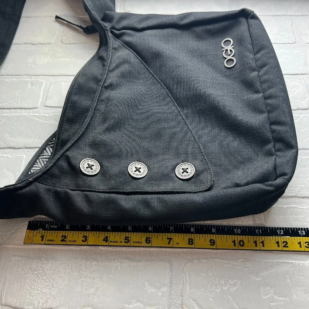 OGIO Brooklyn Crossbody Shoulder Bag Gray Crossover Tablet Cushioned 14x12 Purse - Image 14