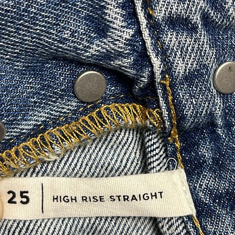 PacSun High Rise Straight Leg Jeans Size 25 - Image 7