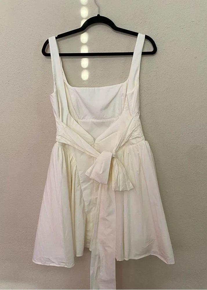 L D-DD  'Florianne' Ivory Bow Mini Dress NWOT - Image 11