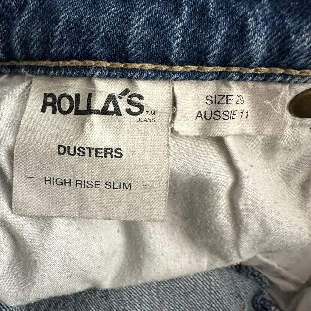 Rolla's Dusters High Rise Slim Leg Jeans Size 29 Blue - Image 6