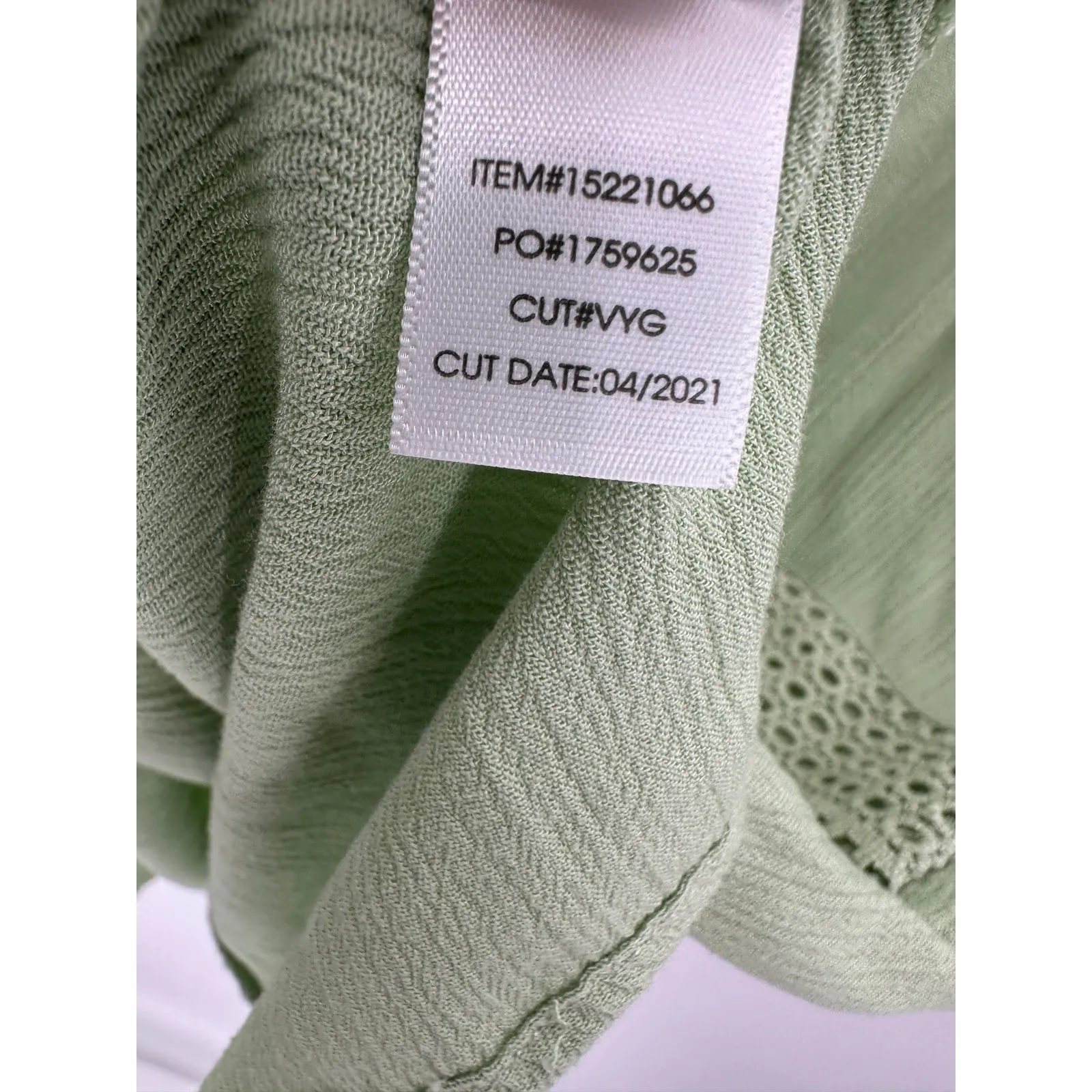 Torrid Womens Green Babydoll Lace Up Top Size 1X Boho Crinkle Gauze Crochet - Image 8