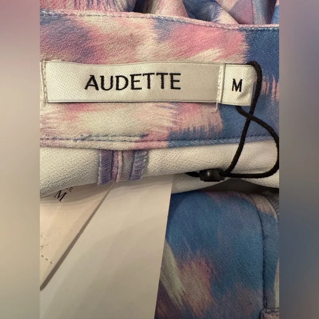 Anthropologie Audette Effie Pants Blue Pink Purple Women's Size Medium - Image 13