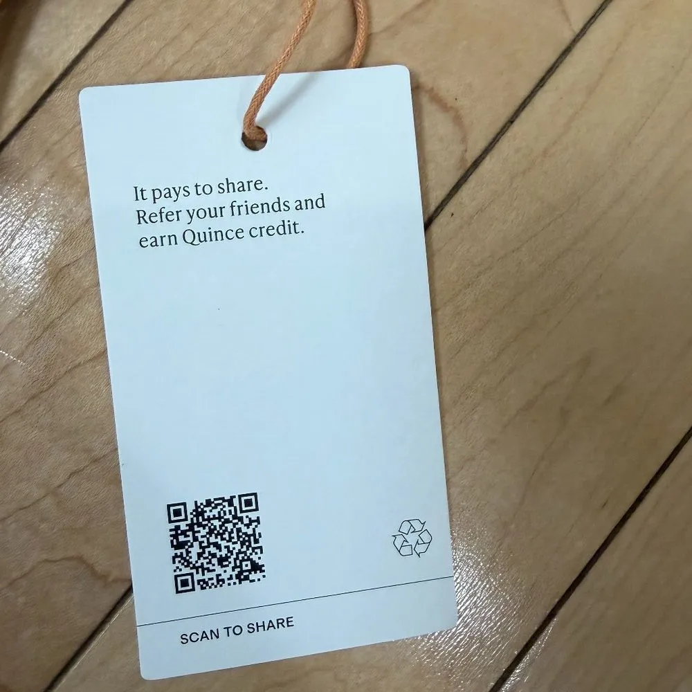 New QUINCE Flowknit Wide Leg Pants NWT Charcoal grey Size Medium - Image 12