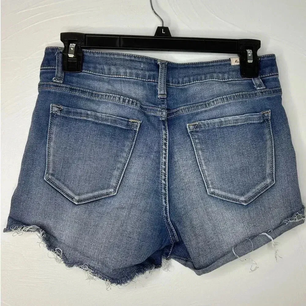 KanCan Denim Cutoff Shorts Size Large 30 - Image 3