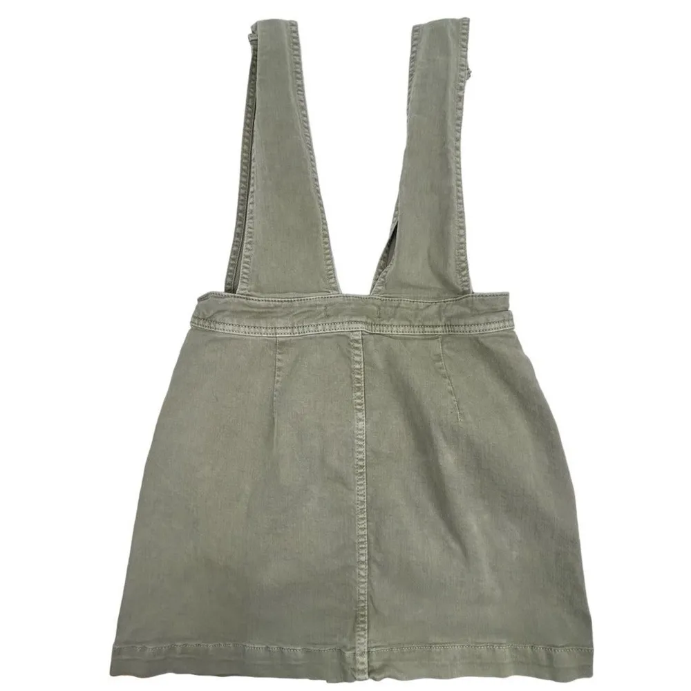 Free People We The Free Women's Size 4 Green Mallory Jumper Overall Dress - Image 2