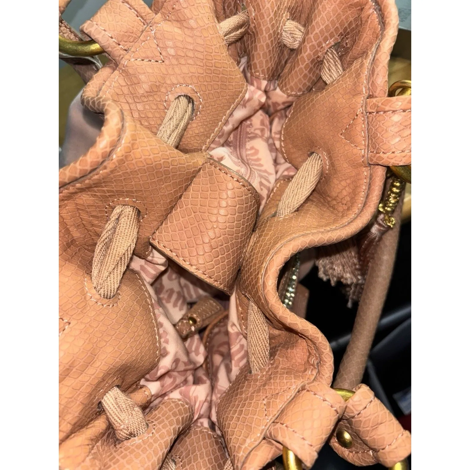 Juicy Couture Embellished Pink Velour Daydreamer Shoulder Bag Purse Vintage Y2K - Image 16