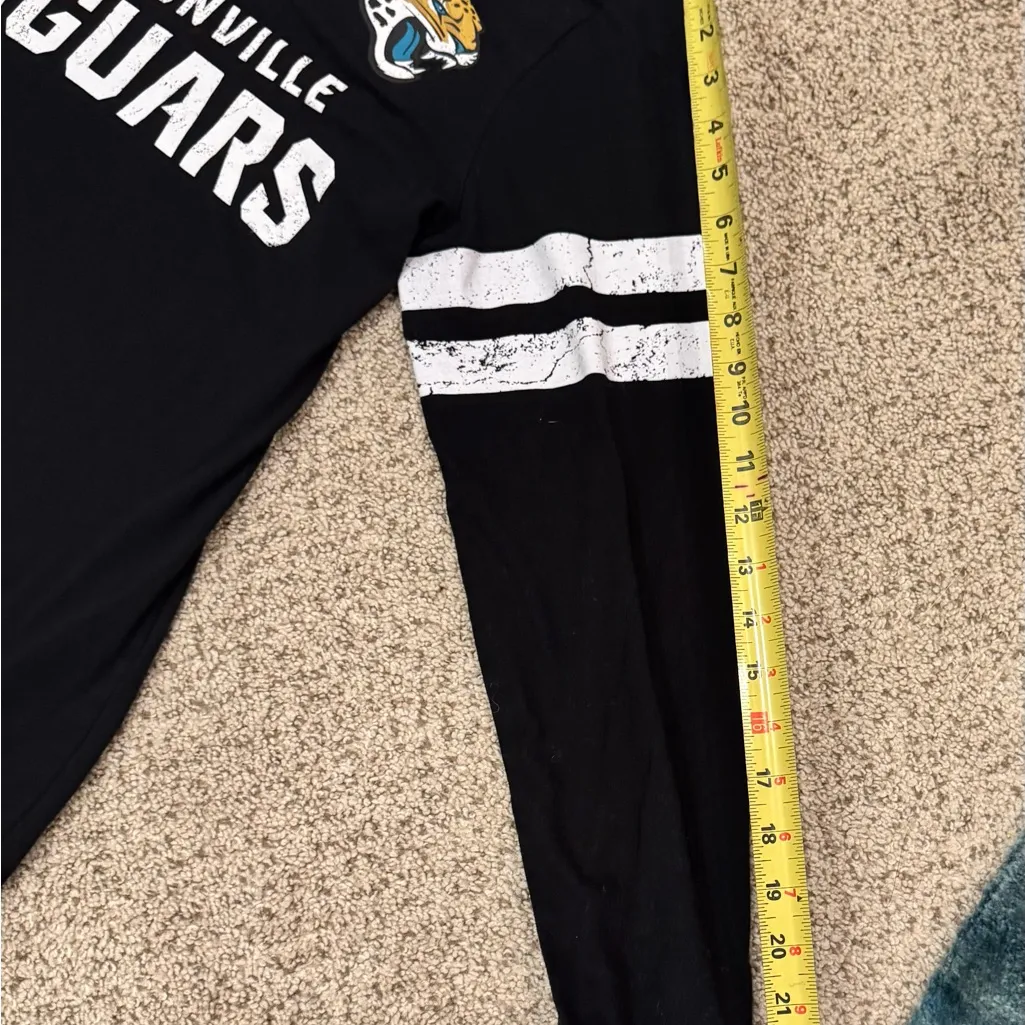 Jacksonville Jaguars Starter Hoodie Small | NFL Team Long Sleeve Varsity Stripes - Image 7