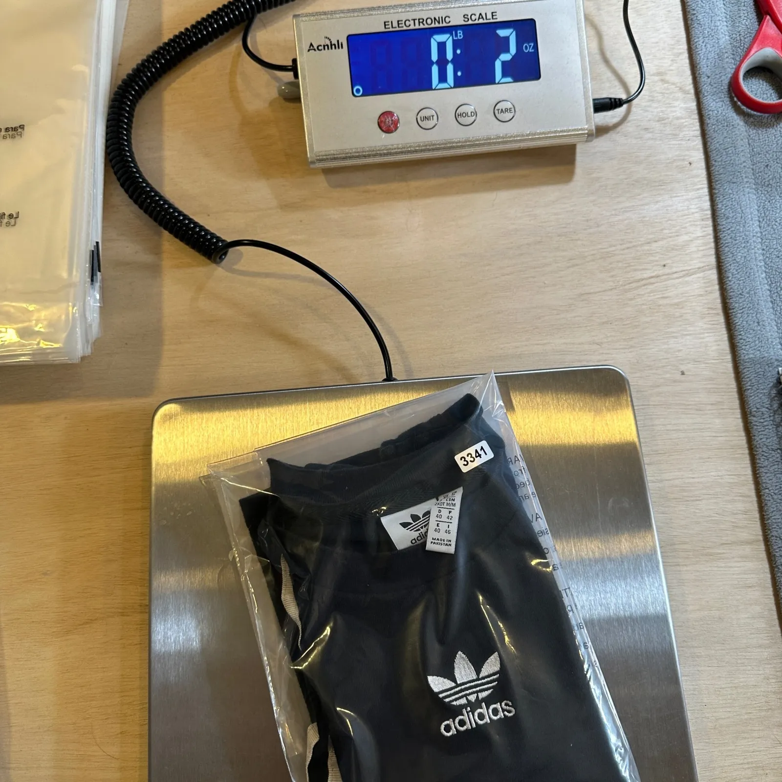 Adidas Cropped Tank Top Women's Medium Black White 3 Stripes Logo Baby Workout - Image 8